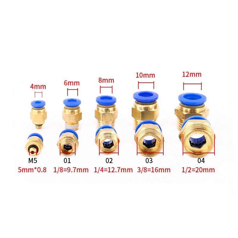 50 Stück PC Pneumatische Fitti – Compression Fitting Brass Bewertung und Preis