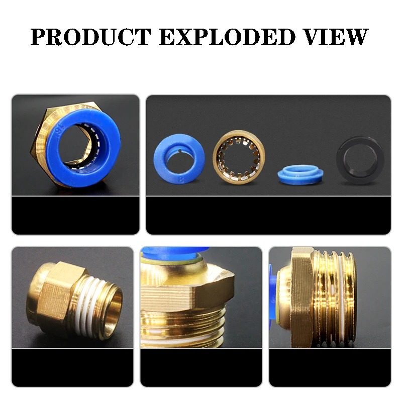50 Stück PC Pneumatische Fitti – Compression Fitting Brass Bewertung und Preis