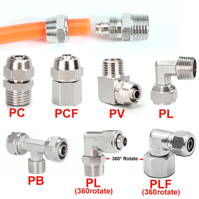 Kupfer-Pneumatikanschlüsse, Lu – Compression Fitting Brass Bewertung und Preis