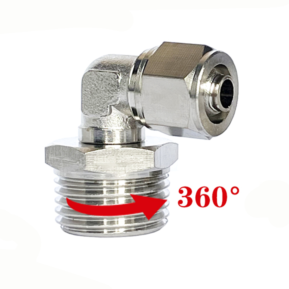 360-Grad-Drehbarer L-Winkel Au – Compression Fitting Brass Bewertung und Preis
